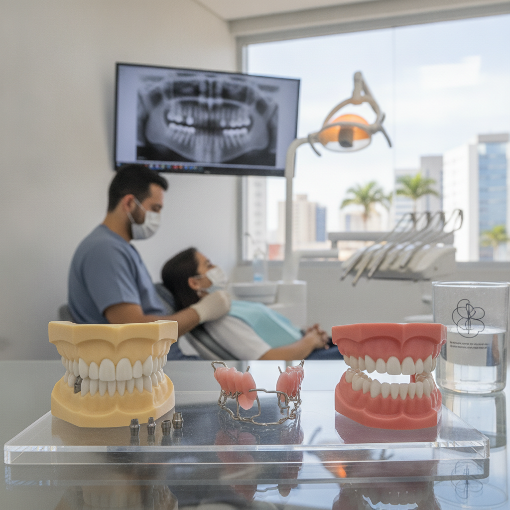 Tipos de prótese dentária em Goiânia: qual é a ideal?