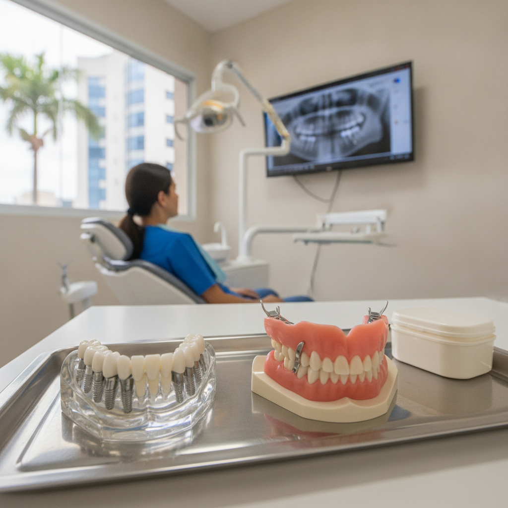 Tipos de prótese dentária em Goiânia: qual é a ideal?